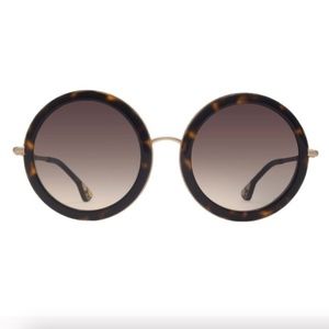 Alice + Olivia Beverly Dark Tortoise Sunglasses